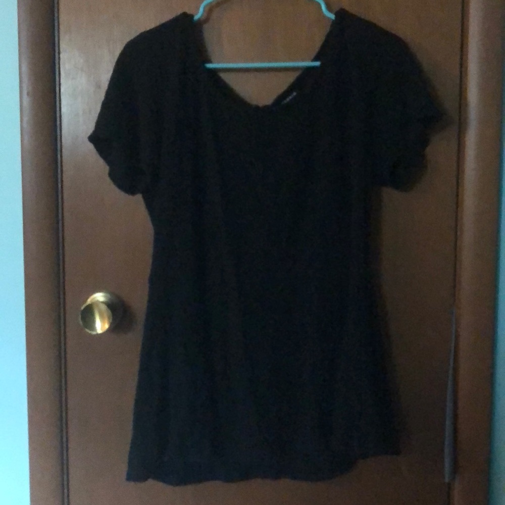 Torrid black tunic